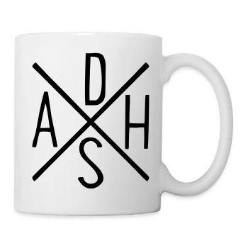 ADHS - Tasse - Weiß - Rechts