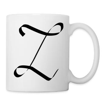 Lettre Z - Mug blanc - blanc - Droite