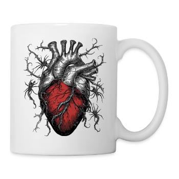 Nightmare Anatomy – Dark Heart - Tasse - Weiß - Rechts