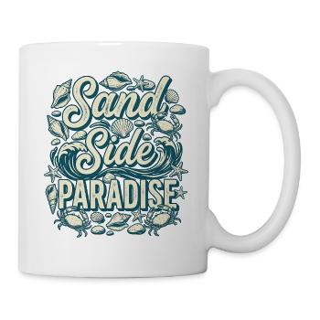 Beach Party Sea - Tasse - Weiß - Rechts