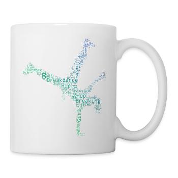 Streetdance Geschenkidee für eine Hip-Hop-Tänzerin - Tasse - Weiß - Rechts