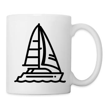 Katamaran - Tasse - Weiß - Rechts