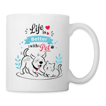 Better Pet Duo: Dog and Cat - Mug - white - Right