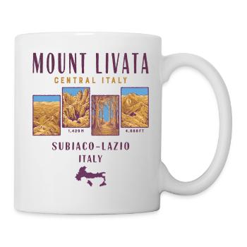 Mount Livata Italy -Hiking Adventure Travel  - Mug blanc - blanc - Droite