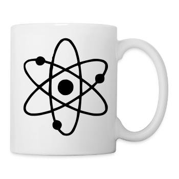 Atome - Mug blanc - blanc - Droite