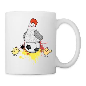 Football on the farm - Mug - white - Right