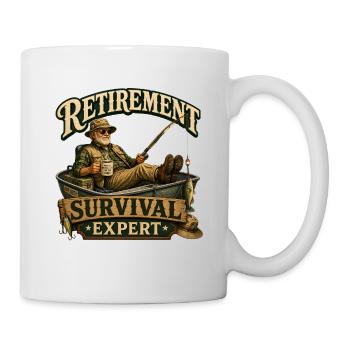 Retirement Survival Expert - Mug - white - Right