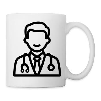 médecin - Mug blanc - blanc - Droite