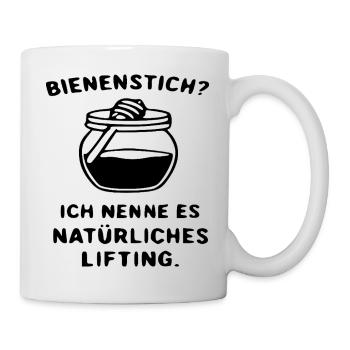 Camping unter den Sternen – Natur & Outdoor Abente - Tasse - Weiß - Rechts