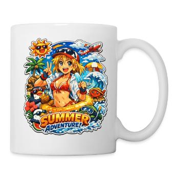 Summer Adventure Anime Style - Mug - white - Right