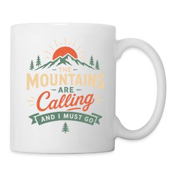 Bergwanderabenteuer – Die Berge rufen - Tasse - Weiß - Rechts