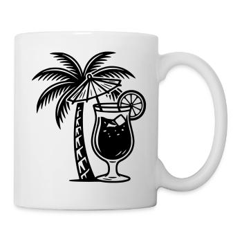 Cocktail Palm - Mug - white - Right