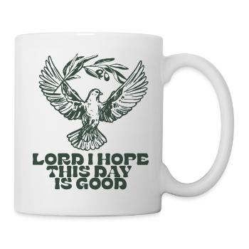 Hope Dove avec Rameau d’Olivier - Mug blanc - blanc - Droite