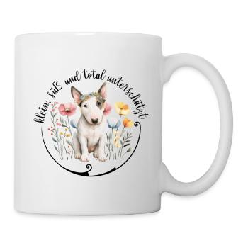 Bull terrier petit, mignon et totalement sous-estimé - Mug blanc - blanc - Droite