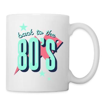 Back to the 80s Neon Retro - Mug - white - Right