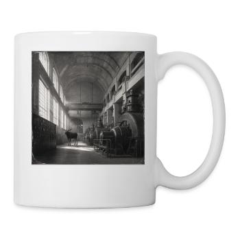 Lost Place Moose Black & White Art Animal Crime - Mug - white - Right