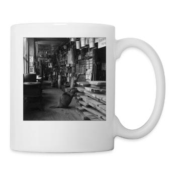 Beaver in the Wood Shop Vintage Retro Animal Crime - Mug - white - Right