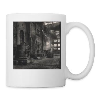 Lost Places Factory Retro Ravens Animal Crime Ruin - Mug - white - Right