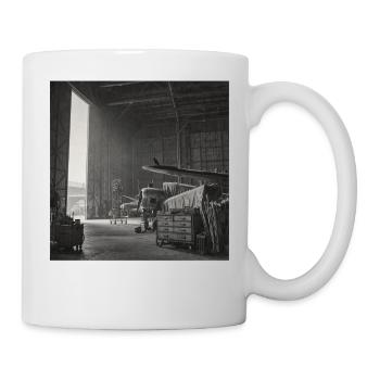 Raven dans l’avion Lieu perdu Crime animal vintage - Mug blanc - blanc - Droite