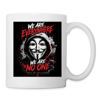 Wir sind überall, niemand - Tasse - Weiß - Rechts