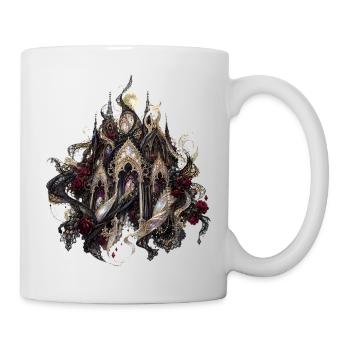 Gothic Floral Cathedral - Mug - white - Right