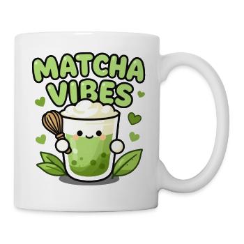 Illustration de tasse Matcha Vibes - Mug blanc - blanc - Droite