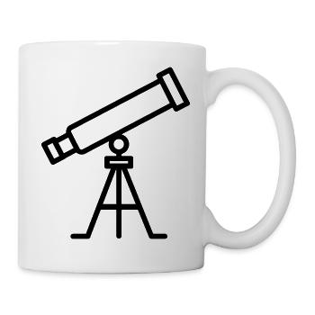 Teleskop - Tasse - Weiß - Rechts