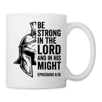 Starker Glaube Helm - Tasse - Weiß - Rechts