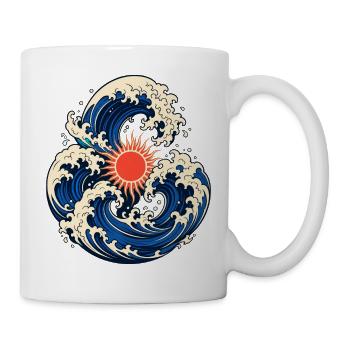 Solar Ocean Waves - Mug - white - Right