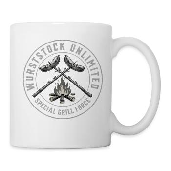 Wurststock Grill - Tasse - Weiß - Rechts