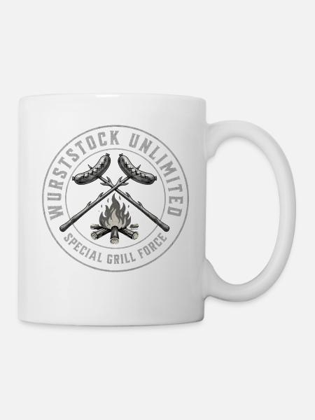 Sausage stick Grill - Mug - white