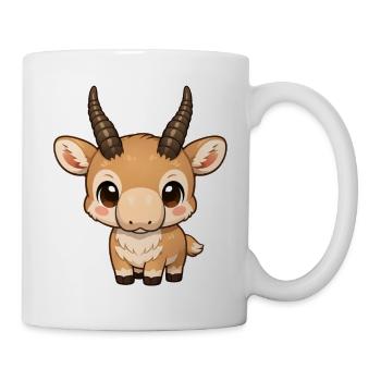Saiga Antilope - Tasse - Weiß - Rechts