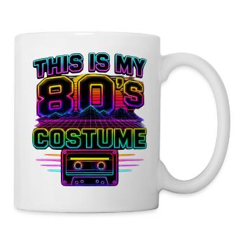C’est mon costume des années 80 - Mug blanc - blanc - Droite
