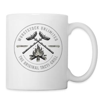 Original Taktik Grill Emblem - Tasse - Weiß - Rechts