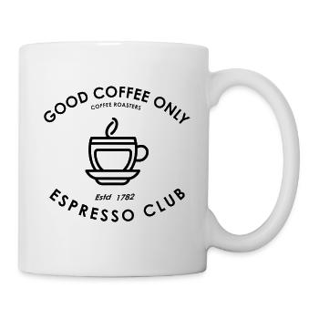 T-shirt Tri-blend du Club Espresso Seul Bon Café Seul - Mug blanc - blanc - Droite