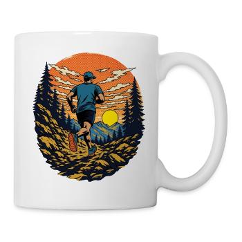 Ultra-Trailrunning - Tasse - Weiß - Rechts