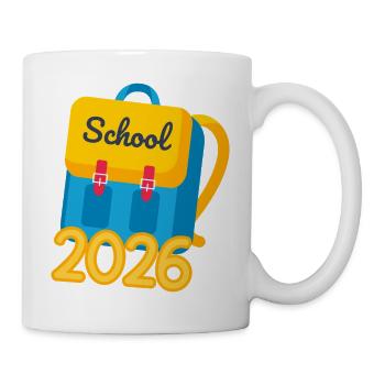 Don d’inscription scolaire 2026 Première année - Mug blanc - blanc - Droite