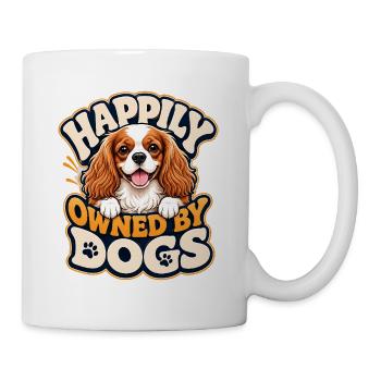 Kavallerier King Charles Spaniel - Tasse - Weiß - Rechts
