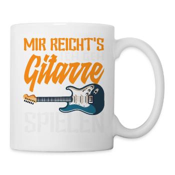 Lustiges Musiker - Tasse - Weiß - Rechts