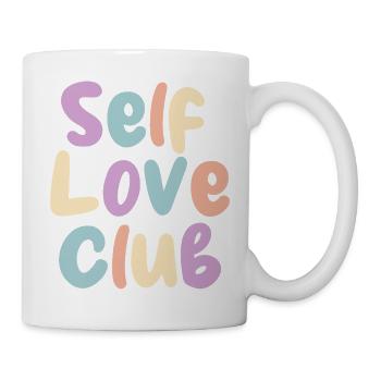 Self Love Club Pastelldruck - Tasse - Weiß - Rechts