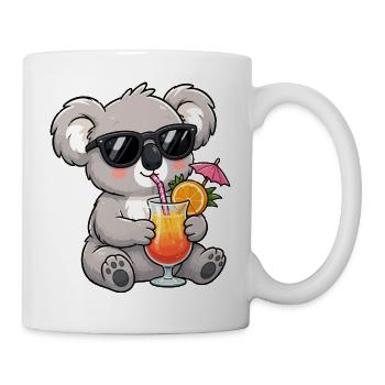 Koala cocktail on the beach - Mug - white - Right