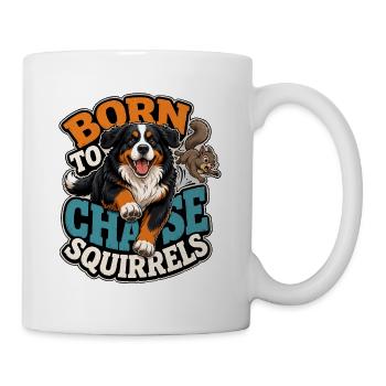 Berner Sennenhund - Tasse - Weiß - Rechts