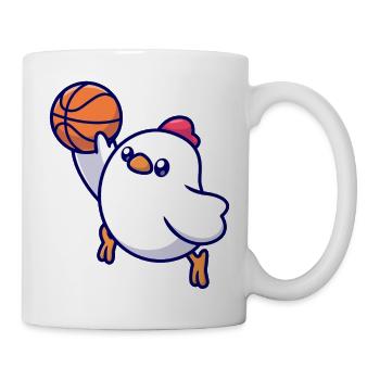 Basketball Chick Pop Art - Mug - white - Right