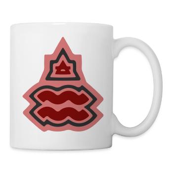 Zodiac Tribal Aquarius and Air - Mug - white - Right