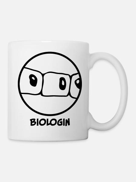 Biologin - Tasse - Weiß