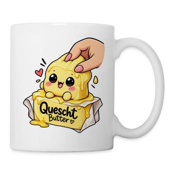 Quescht Butter Squishi - Tasse - Weiß - Rechts