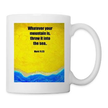 Finde Jesus von Eunice Ahiale - Mug blanc - blanc - Droite