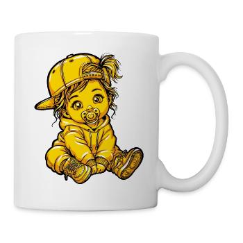 Fille Mädchen Bébé - Mug blanc - blanc - Droite