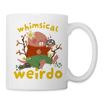 Whimsical Weirdo Nude Mule - Mug - white - Right