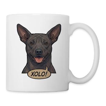 Xoloitzcuintli Dog Rétro Vintage Comic Design - Mug blanc - blanc - Droite